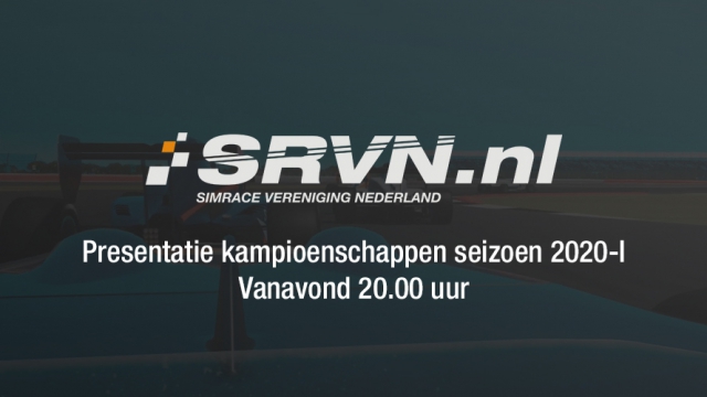 Vanavond 20.00 uur: LIVE presentatie kampioenschappen 2020-I
